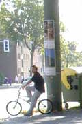 Ein Fahradfahrer